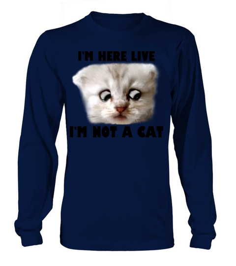 notta cat shirt Men's Long Sleeve