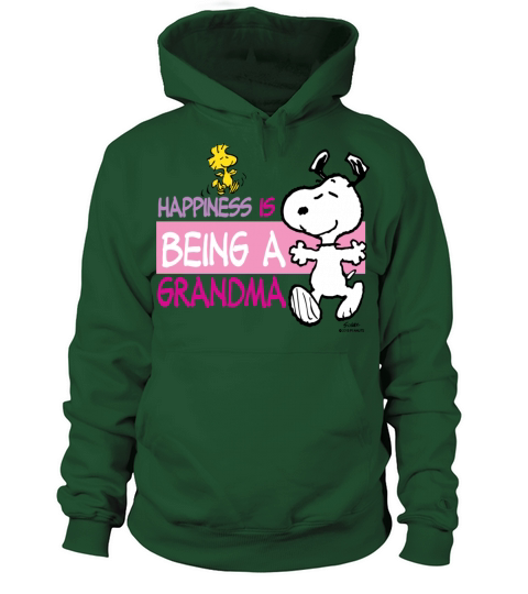 Peanut Snoopy Happiness Is Being A Grandma Gift Te Men's Hoodie