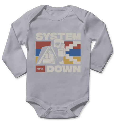 system of a down vinyl Long Sleeve Baby One-Piece