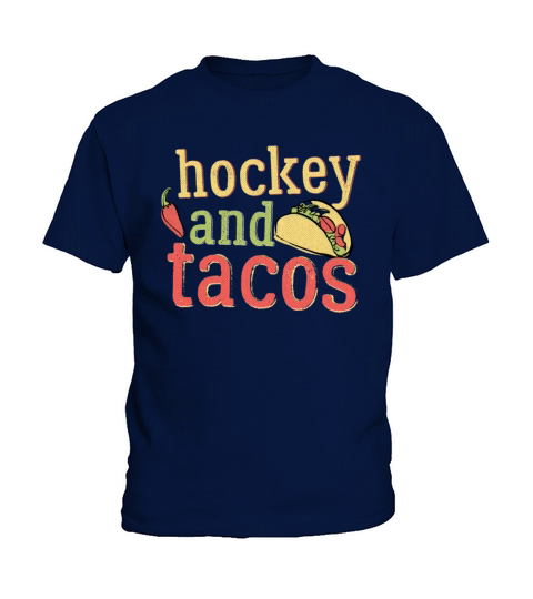 Hockey Tacos And Ice Gift Light Kids T-Shirt