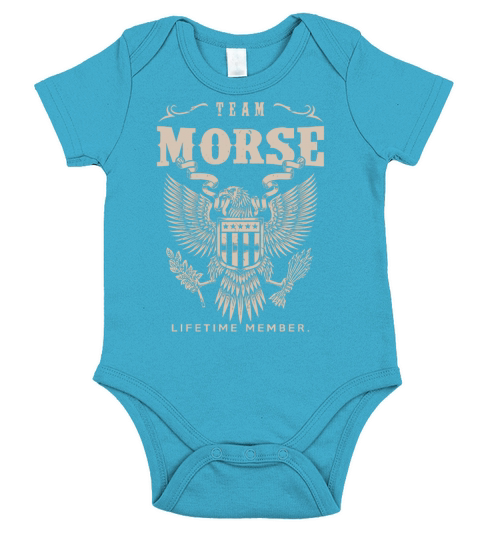Team MORSE Lifetime Member Short Sleeve Baby One-Piece