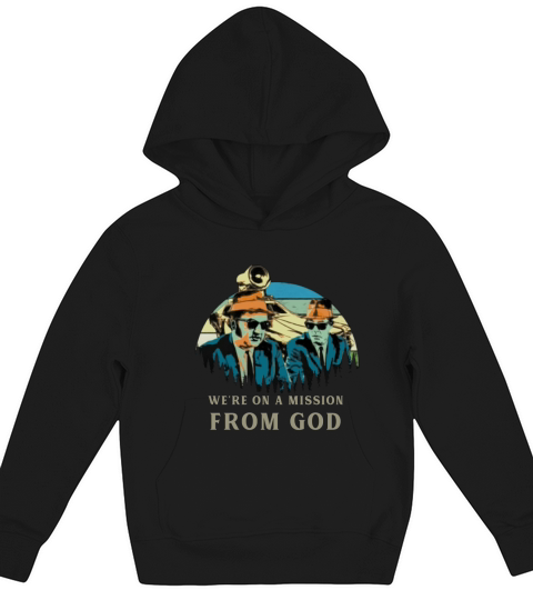 Were on a mission from god - Unisex Long Sleeve Kids Hoodie