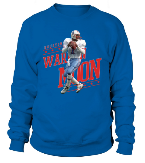 Warren No.1 Houston Football Moon Women's Sweatshirt