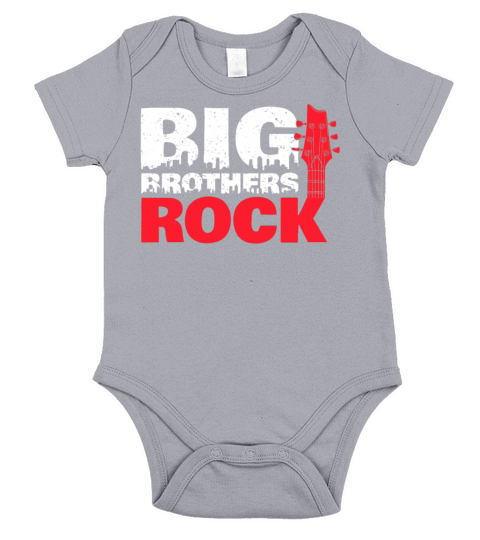 Big Brothers Rock Short Sleeve Baby One-Piece