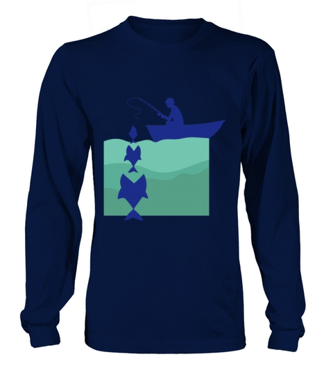 Funny fishing t shirt with Boat | rippin lips Women's Long Sleeve