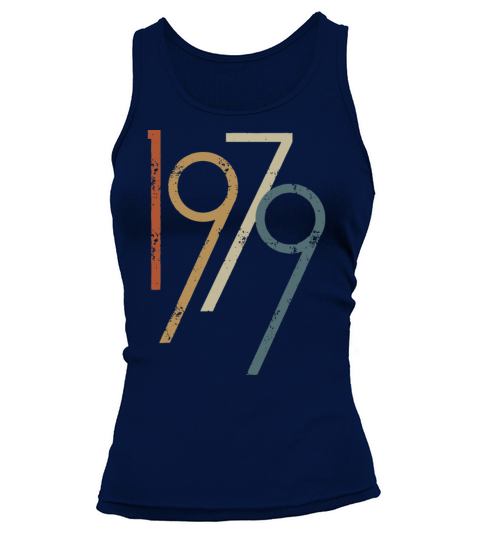 40th birthday gift vintage 1979 men women funny ha Women's Tank Top