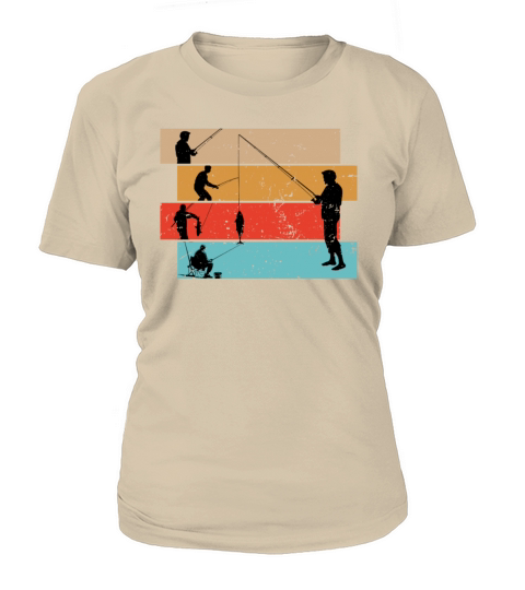 Fishing silhouette vintage Women's T-Shirt