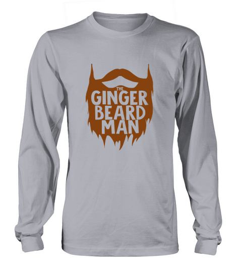the ginger beard man t shirt hwb Black Long sleeved Unisex