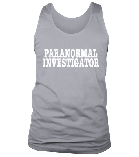 Paranormal Investigator Ghost Hunting Demonologist Men's Tank Top