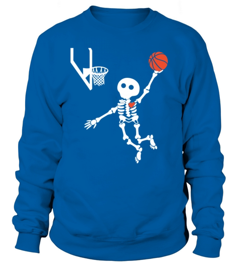 basketball skeleton halloween shirt Women's Sweatshirt