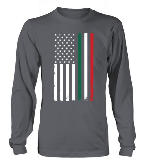 Patriotic American Flag with Colors from Mexican Flag Women's Long Sleeve