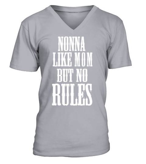Nonna Like Mom But No Rules Men's V-Neck T-shirt