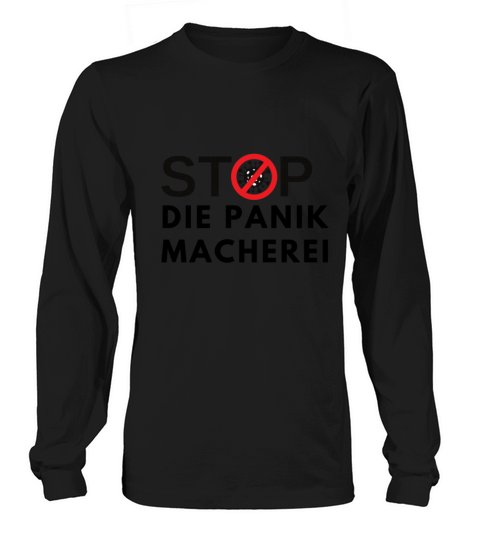 Stop die Panikmacherei german corona 2020 2021 Men's Long Sleeve