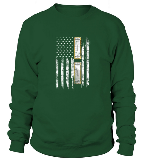 Patriotic Harmonica Shirt - Blues Music T-shirt Women's Sweatshirt
