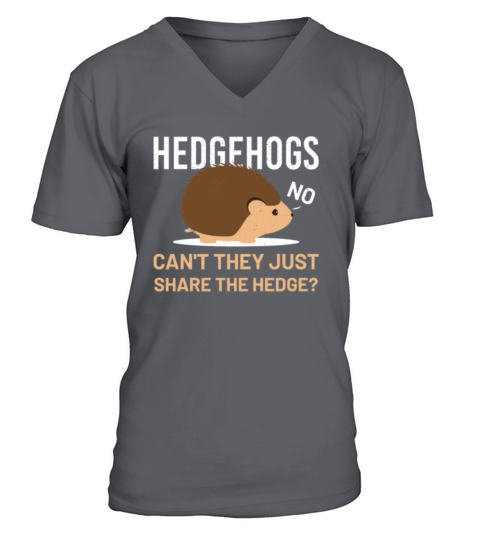 Hedgehog t shirt Men's V-Neck T-shirt