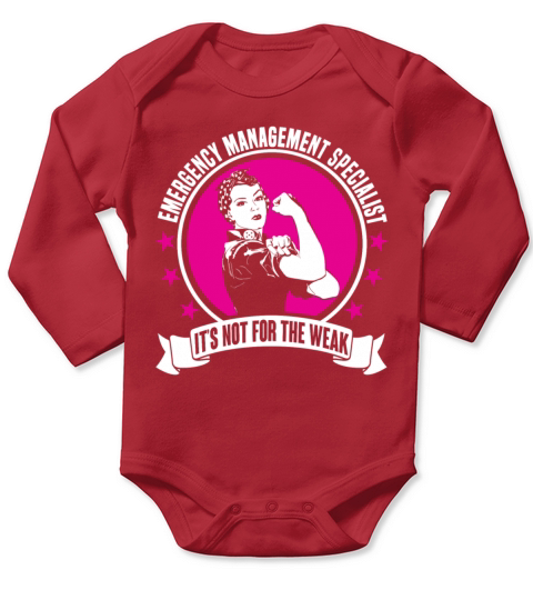 Emergency Management Specialist Long Sleeve Baby One-Piece