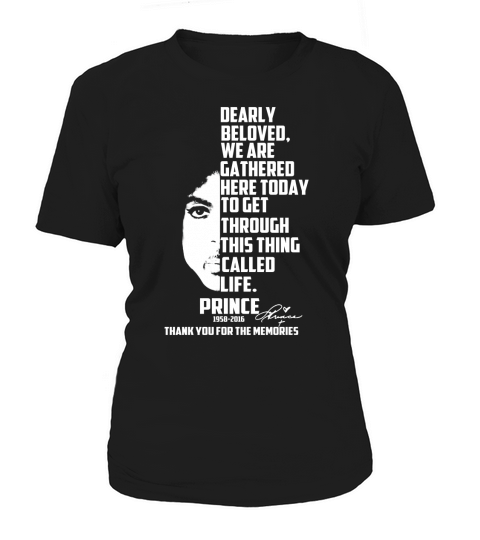 Prince dearly beloved we are gathered here today Women's T-Shirt
