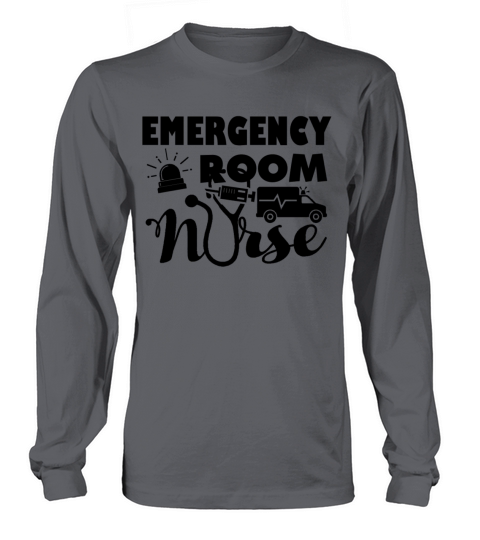 Emergency Room Nurse Shirt Women's Long Sleeve