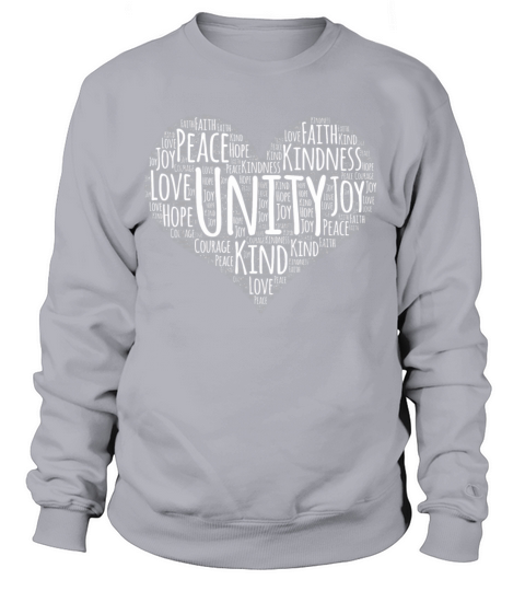 UNITY DAY Orange Heart Anti Bullying Gift T-Shirt Women's Sweatshirt