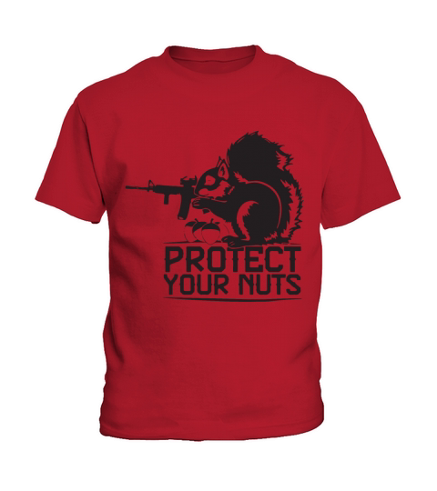 Protect Your Nuts Military Funny patriotic T Shirt Kids T-Shirt