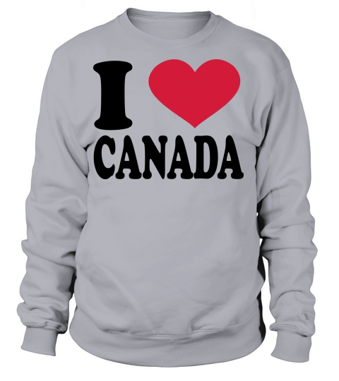 I Love Canada Women's Sweatshirt