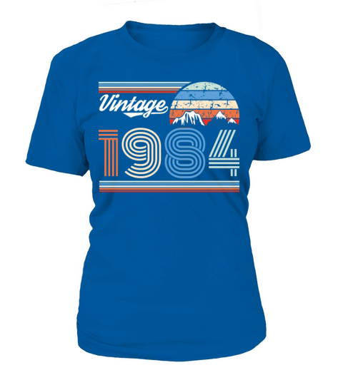 1984 Vintage born in Retro age Birthday gift idea Women's T-Shirt