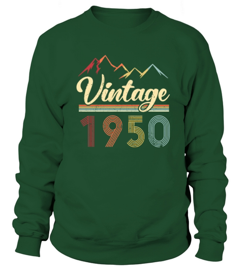 Vintage 1950 71th Birthday Retro 71 Years Old Men's Sweatshirt