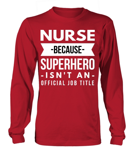 Nurse Superhero Women's Long Sleeve