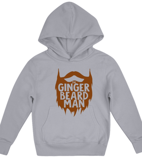 the ginger beard man t shirt hwb Black Kids Hoodie