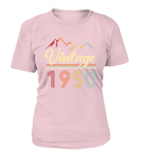 Vintage 1950 71th Birthday Retro 71 Years Old Women's T-Shirt