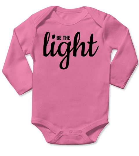 Be The Light - Christian Long Sleeve Baby One-Piece