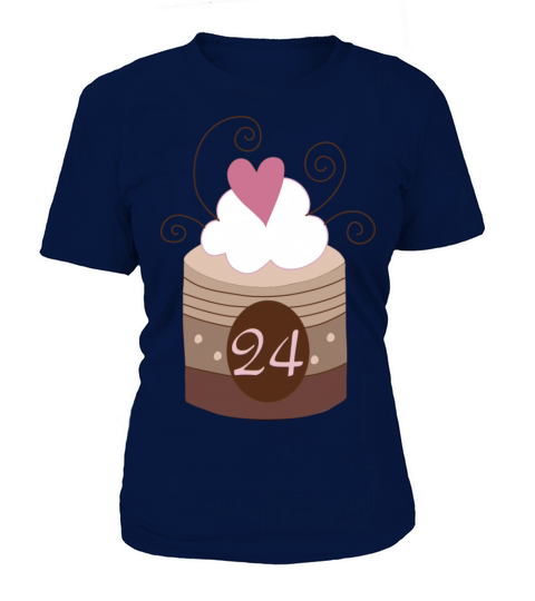 24th Birthday 24 Cake Fun Women's T-Shirt