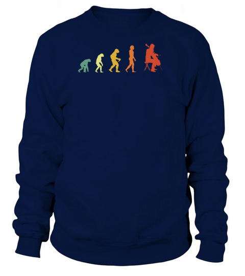 Retro Cello Evolution Women's Sweatshirt
