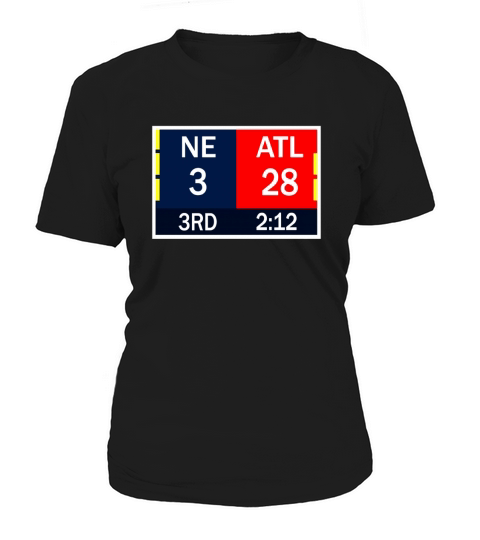 NE 3 ATL 28 FINAL TSHIRT 2 SIDES 1 GAME LIGHTWEIGHT CLASSIC FIT DOUBLENEEDLE SLEEVE AND BOTTOM HEM Women's T-Shirt