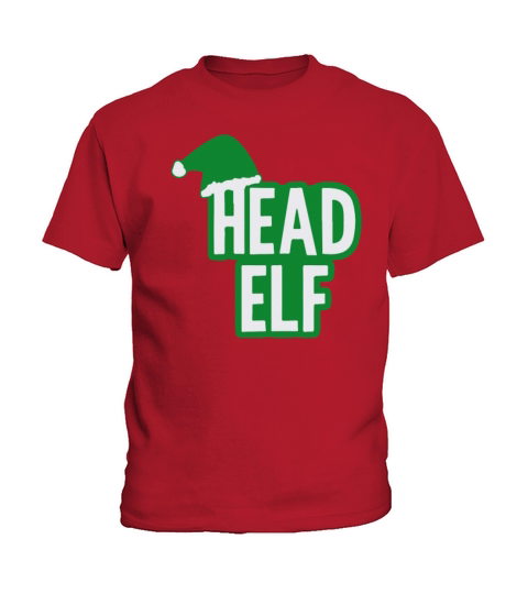 Christmas Head Elf Kids T-Shirt