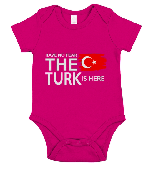 Have no Fear the Turk is Here Short Sleeve Baby One-Piece
