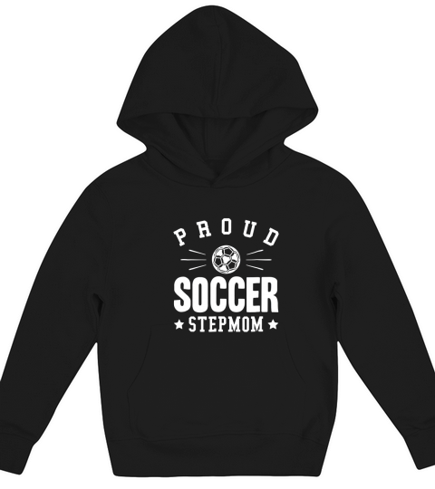 Proud Soccer Stepmom Kids Hoodie