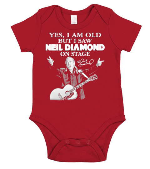 NEIL DIAMOND Short Sleeve Baby One-Piece