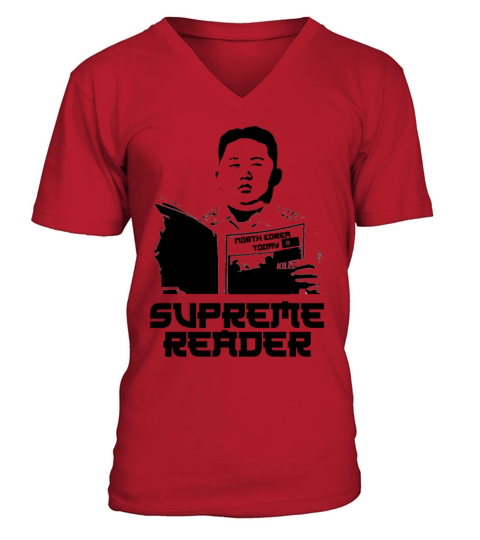 Supreme Reader Men's V-Neck T-shirt