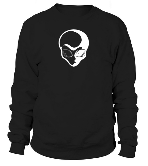 Extraterrestrial spaceship head space universe Men's Sweatshirt