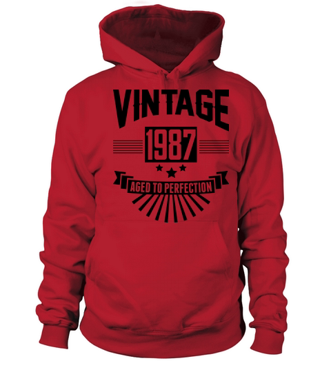 VINTAGE 1987 - Aged To Perfection Women's Hoodie