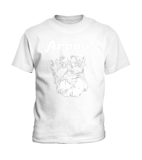 Schnauzer Arooo Barking Kids T-Shirt