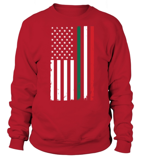 Patriotic American Flag with Colors from Mexican Flag Men's Sweatshirt