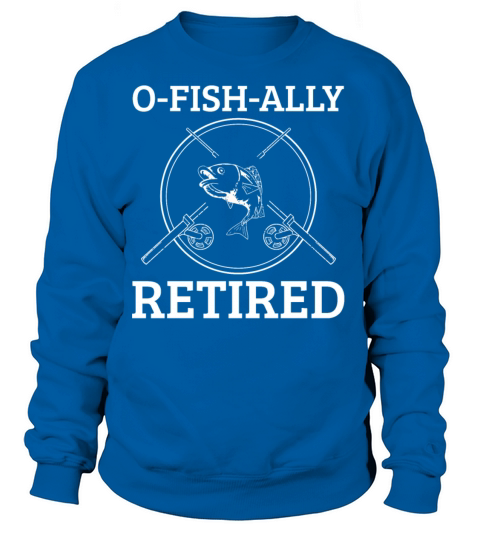 Fishing Retired Fisherman Grandpa Senior Women's Sweatshirt