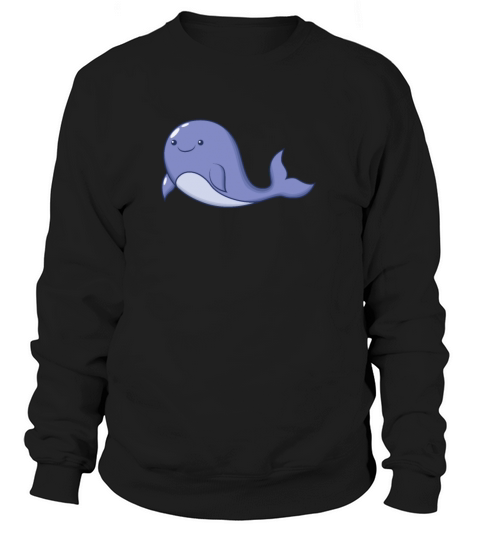 cute whale Women's Sweatshirt