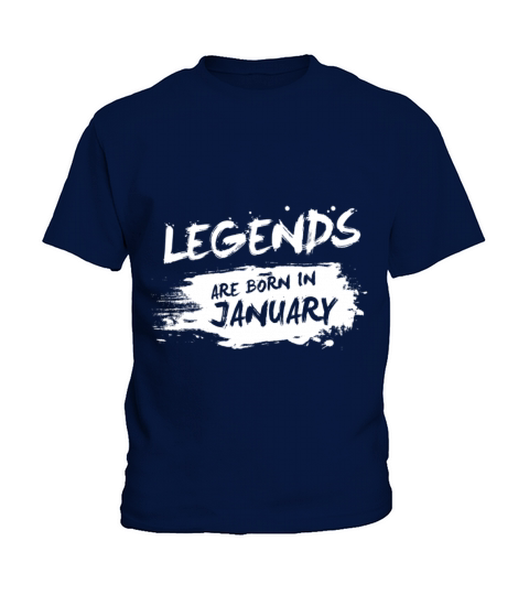 Legends are born in January Kids T-Shirt