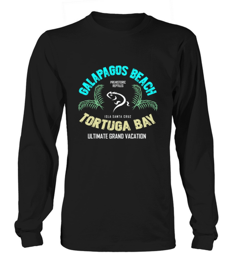 Galapagos Beach Tortuga Bay Santa Cruz Vacation Men's Long Sleeve