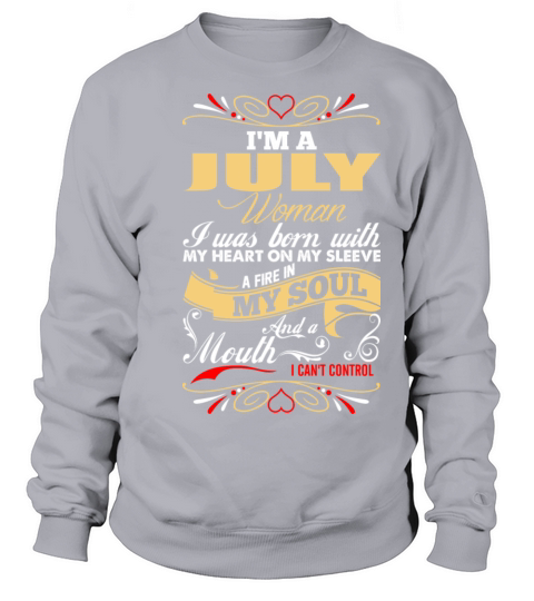 Im A July Woman Men's Sweatshirt