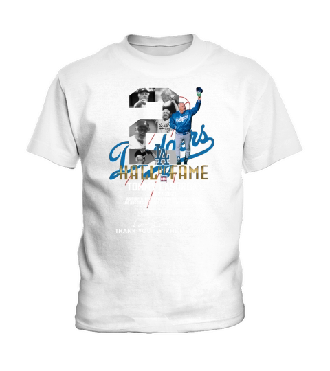 La Hall Of Fame Tommy Lasorda Thank You For The Memories Kids T-Shirt