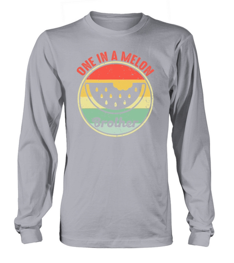 Family summer Watermelon Vintage One In A Melon Men's Long Sleeve